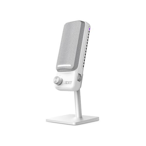 【新品】NZXT CAPSULE ELITE WIRED USB MICROPHONE WHITE カーディオイド ゲーミングマイク ホワイト AP-PUMIC-W1 SP1193