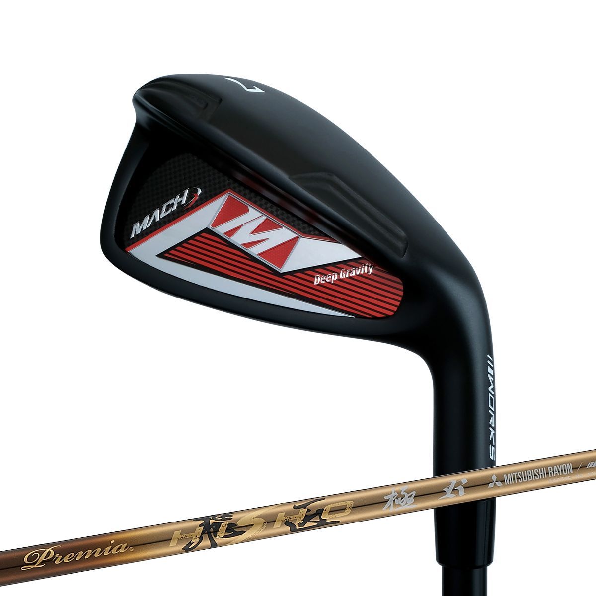 [新品] 4本セット #7-PW MACH マッハ アイアン 三菱ケミカル プレミア飛匠・極 カーボン シャフト R/S ポケット キャビティ