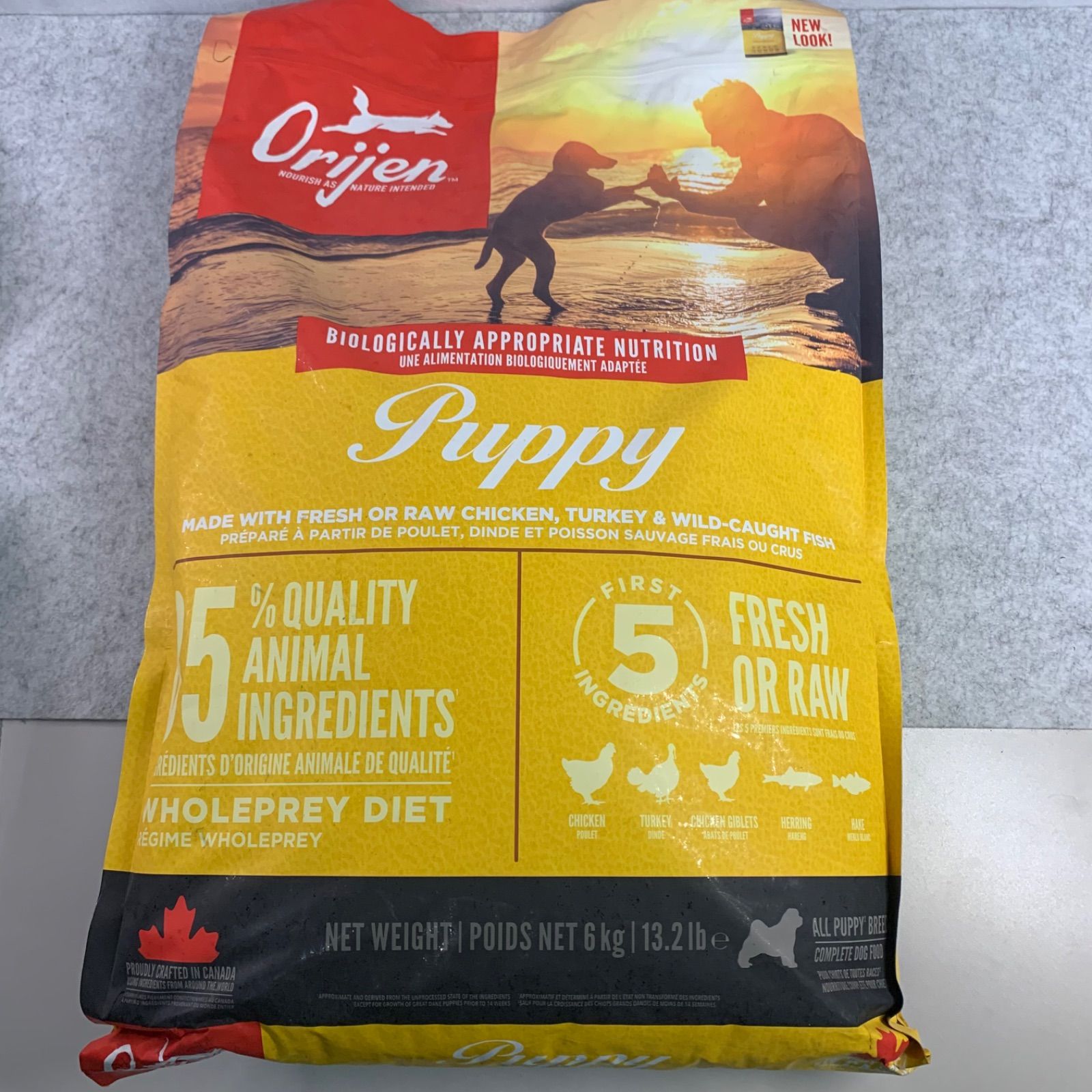 賞味期限：2026.06.26 カナダ産 オリジン パピー 6kg Orijen dogfood