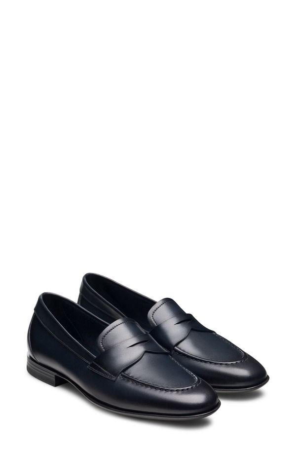 マグナーニ レディース シューズ スリッポン・ローファー Magnanni Sonya Penny Loafer Navy ネイビー