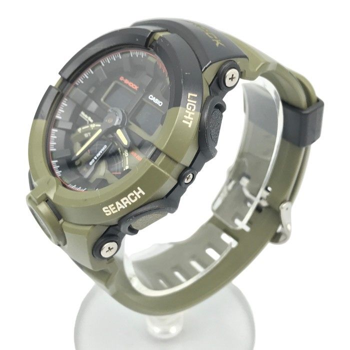 CASIO G-SHOCK オリーブグリーン腕時計 chari&coコラボ CASIO G-SHOCK CHARI&COコラボ 腕時計 メンズ アナログ/デジタル