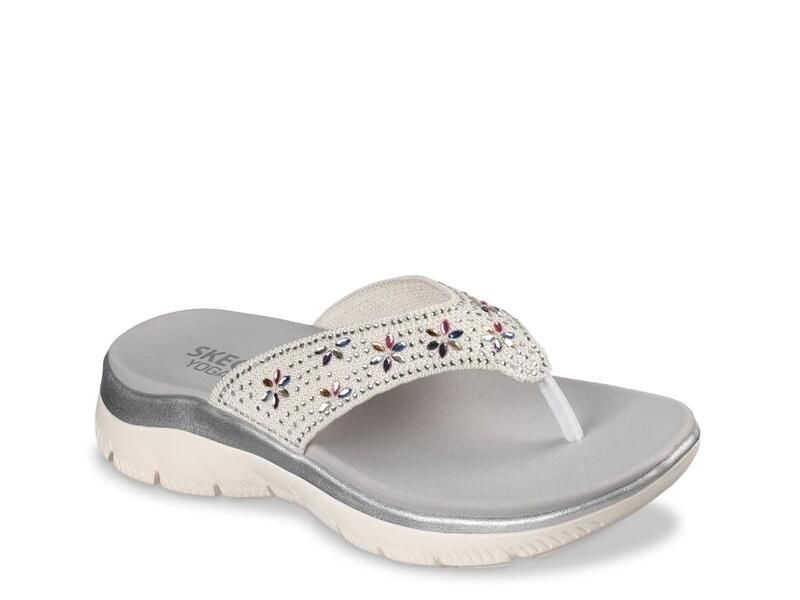 スケッチャーズ レディース シューズ サンダル SkechersSummits Blooming Bright Sandal White ホワイト