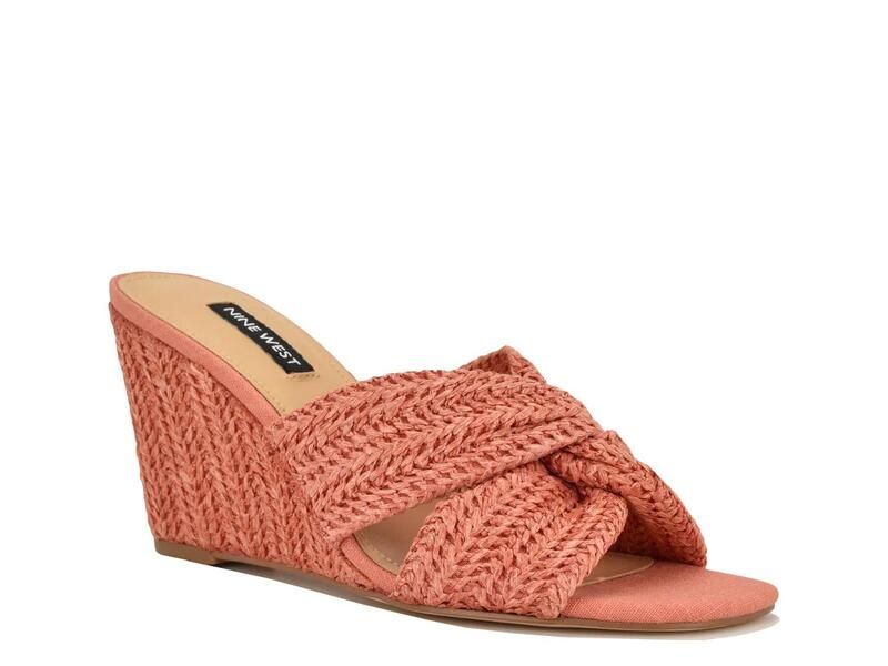 ナインウェスト レディース シューズ サンダル Nine WestNejia Wedge Sandal Orange オレンジ