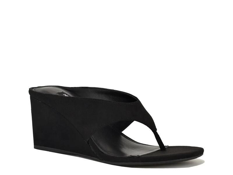 ナインウェスト レディース シューズ サンダル Nine WestJadde Wedge Sandal Black ブラック
