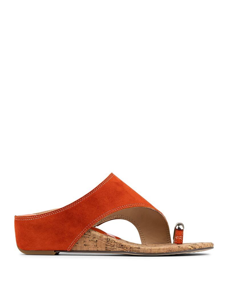 ドナルドプリネール レディース シューズ サンダル Donald Pliner Womens Toe Ring Wedge Sandals Persimmon ドナルドプリネール レディース シューズ サンダル Donald Pliner Womens Toe Ring Wedge Sandals Persimmon