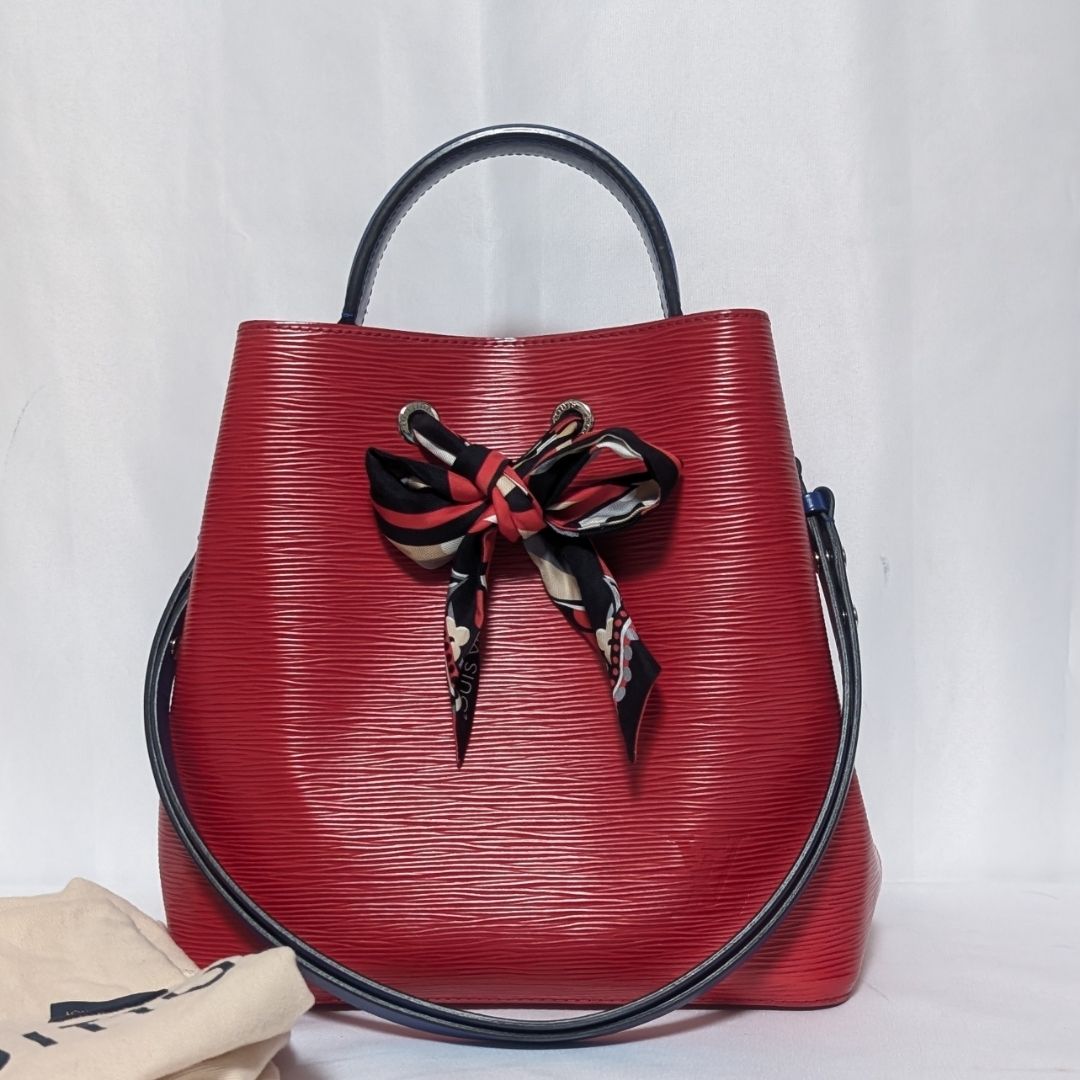 極美品 ルイヴィトン エピ ネオノエ レッド 2way ハンドバッグ ショルダーバッグ M54365