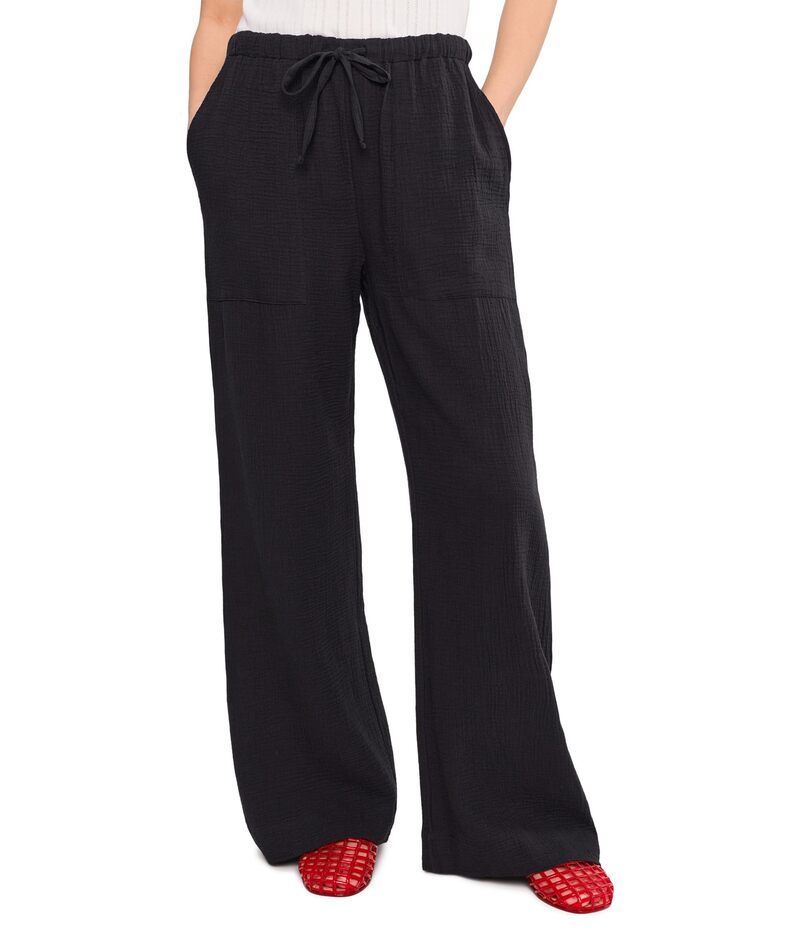 ファレティ レディース ボトムス カジュアルパンツ Faherty Laidback Gauze PantsWo Black ブラック