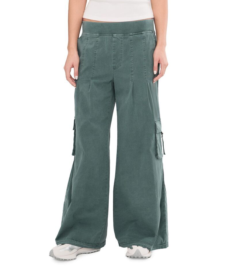 エックスシーブイアイ レディース ボトムス カジュアルパンツ ワイドレッグ Xcvi Erwin Wide Leg Ocean Storm