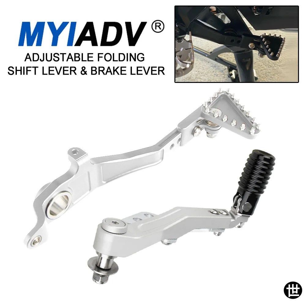 BMW R1200GS 2013-2022R1250GS 2018-2022 アドベンチャーバイク用折りたたみ式シフターシフトペダルレバーリアフットブレーキペダルレバー
