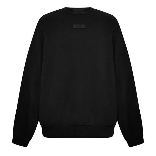 フィアオブゴッド メンズ アウター パーカー・スウェット シャツ Fear Of God Essentials Mens Crew Sweatshirt Jet Black ブラック
