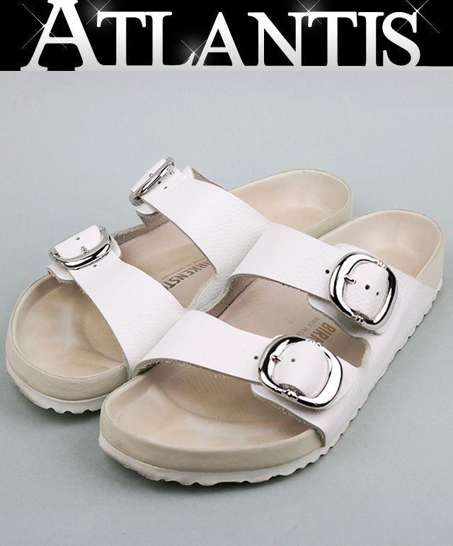 CHROME HEARTS 新宿店 クロムハーツ 美品 インボイス付き ビルケンシュトック アリゾナ サンダル メンズ SV925 size:42 白 31358
