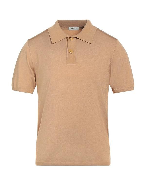 サンドロ メンズ トップス ポロシャツ SANDRO Camel キャメル