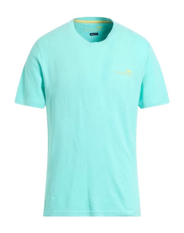ハーモント ブレイン メンズ トップス Tシャツ HARMONT BLAINE Turquoise Blue ブルー