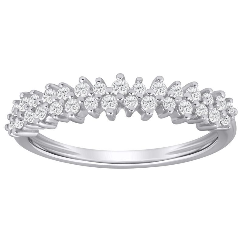 Alyson Layne レディース アクセサリー リング Alyson Layne 10k Gold 12 CaratW Lab Grown Diamond Prong Band Ring 10k
