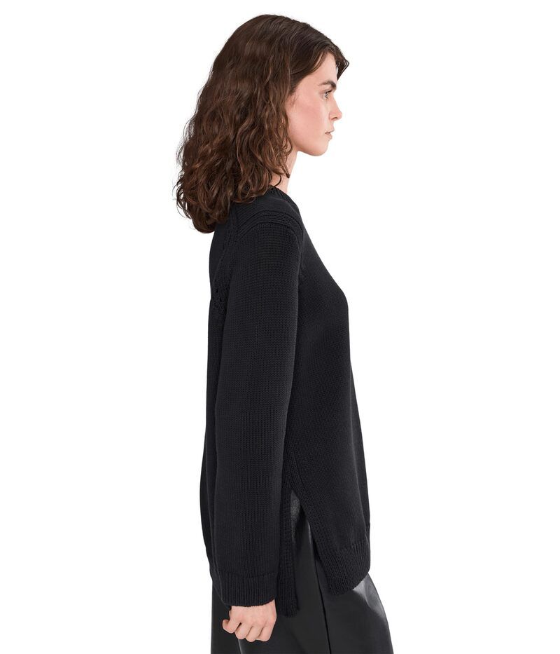 ヴィンス レディース アウター ニット・セーター クルーネック Vince Crew Neck Sweater Tunic Black ブラック ヴィンス レディース アウター ニット・セーター クルーネック Vince Crew Neck Sweater Tunic Black ブラック