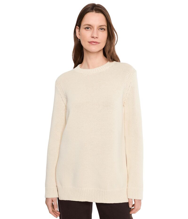 ヴィンス レディース アウター ニット・セーター クルーネック Vince Crew Neck Sweater Tunic Bone