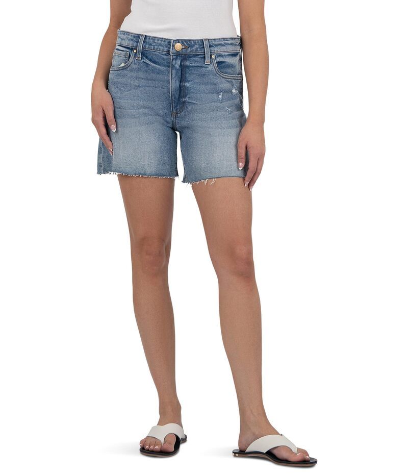 カットフロムザクロス レディース ボトムス ハーフパンツ・ショーツ ショートパンツ KUT from the Klothailey HighRise Shorts with Raw Hem Focus