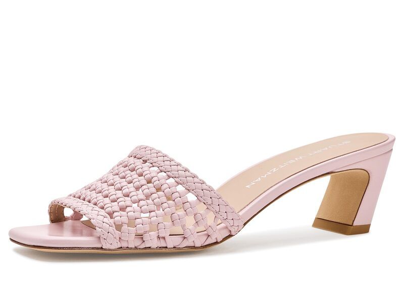 スチュアート ワイツマン レディース シューズ ヒール Stuart Weitzman Marina Slides 50 Pink Sand ピンク