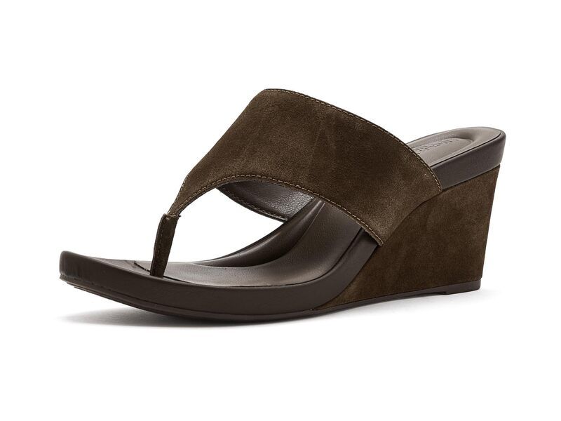 ラッキーブランド レディース シューズ ヒール サンダル Lucky Brand Libbie Wedge Thong Sandals Chocolate チョコレート