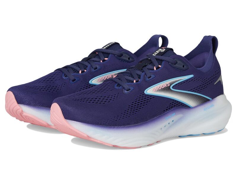 ブルックス レディース シューズ スニーカー Brooks Glycerin 22 Blue RibbonPeacoatDianthus ブルー