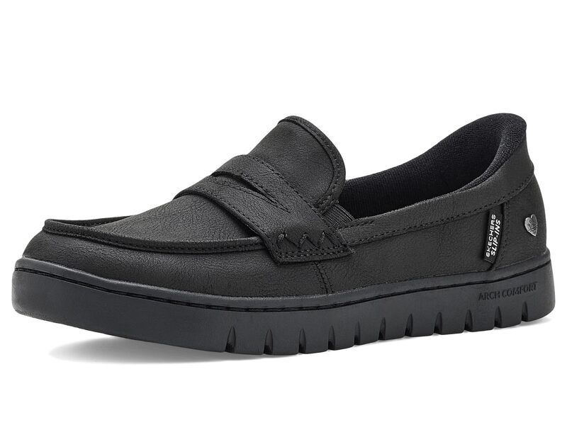 スケッチャーズ レディース シューズ スリッポン・ローファー Bobs From Skechers Hands Free SlipIns Arch Comfort Sunfest BlackBlack