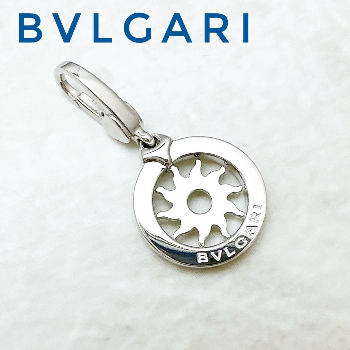 人気?BVLGARI トンドサン ホワイトゴールド ペンダントトップ U 59,290円