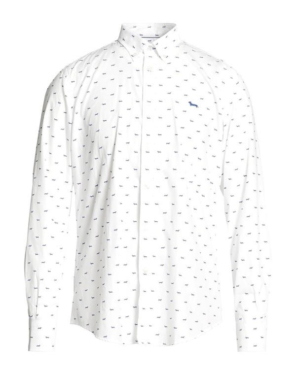 ハーモント ブレイン メンズ トップス シャツ HARMONT BLAINE White ホワイト