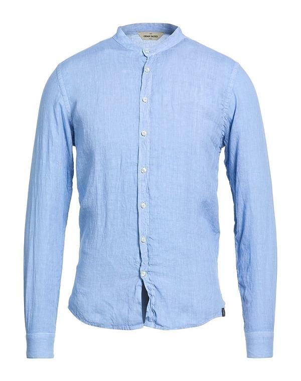 グランサッソ メンズ トップス シャツ GRAN SASSO Light Blue ブルー
