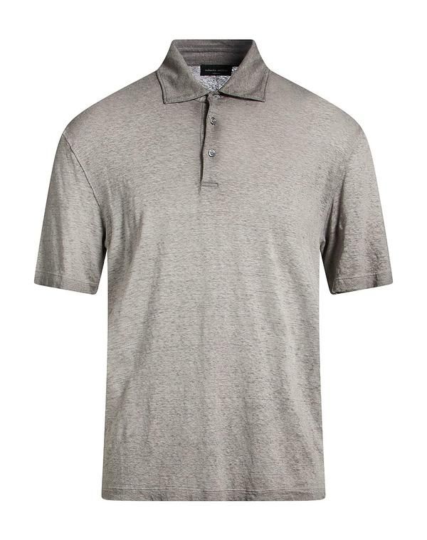 ロベルトコリーナ メンズ トップス ポロシャツ ROBERTO COLLINA Gray グレー