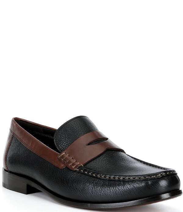 ジョンストンアンドマーフィー メンズ シューズ スリッポン・ローファー Johnston Murphy Mens Humphrey Penny Loafers BlackBrown ブラック