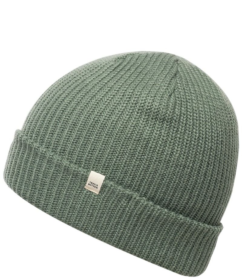 トラビスマヒュー メンズ アクセサリー 帽子 TravisMathew Cloud Beanie Dark Olive オリーブ