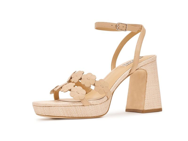 バッジェリーミシュカ レディース シューズ スリッポン・ローファー Badgley Mischka Waverly Nude Leather