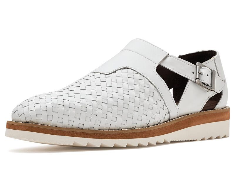 ステイシーアダムス メンズ シューズ サンダル Stacy Adams Alvarado Woven Buckle Fisherman Sandals White ホワイト