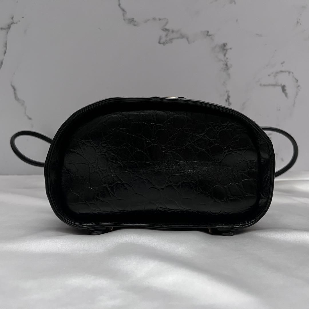 ◇極美品◇フェラガモ ヴァラ クロコ型押し 巾着 ミニリュック