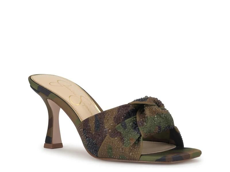 ジェシカシンプソン レディース シューズ サンダル Jessica SimpsonEvirra Sandal GreenBrown Camouflage グリーン