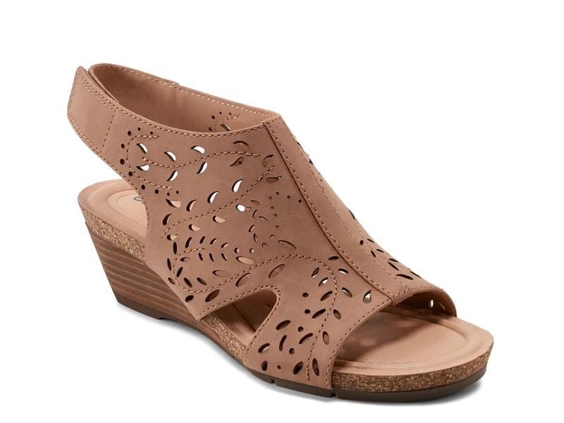 アース レディース シューズ サンダル EarthHalin Wedge Sandal Dark Brown ブラウン