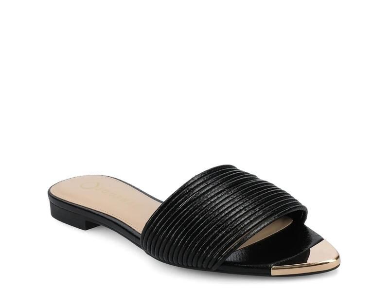 ジャーニー レディース シューズ サンダル JourneeFeather Sandal Black ブラック