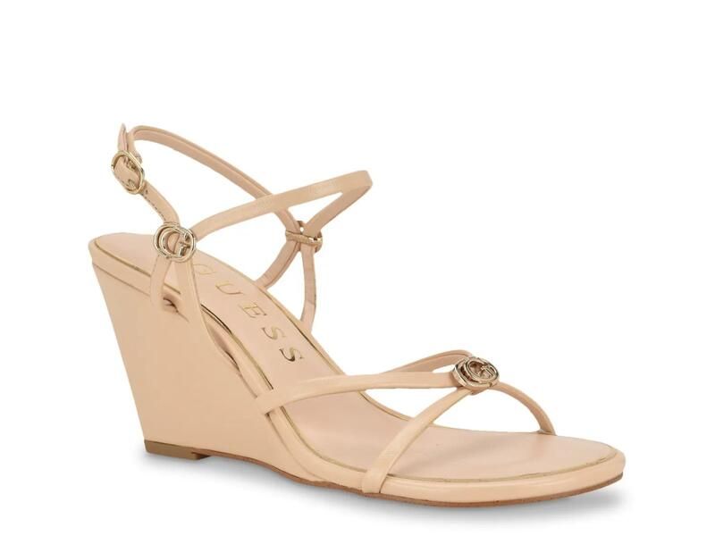 ゲス レディース シューズ サンダル GuessDevve Wedge Sandal Beige ベージュ