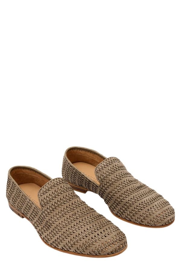 ジョンバルベイトス メンズ ボトムス カジュアルパンツ ローファー John Varvatos Venice Woven Loafer Almond