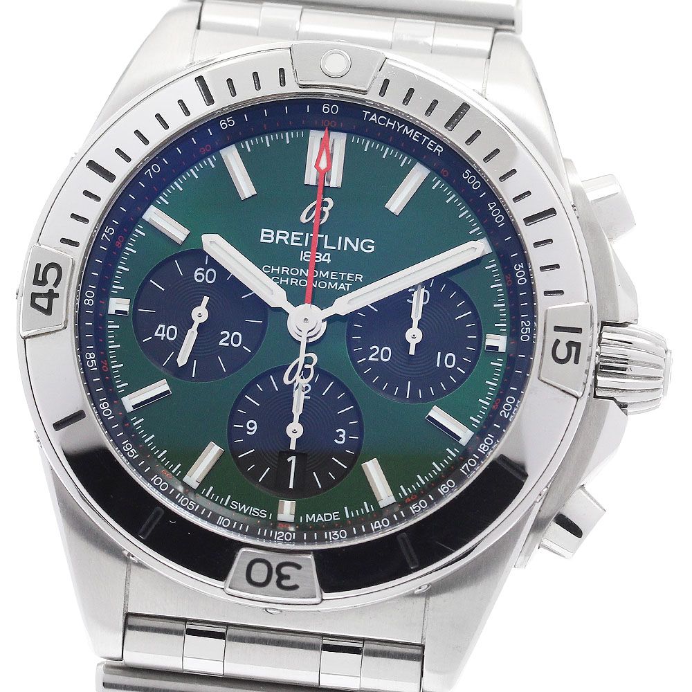 ブライトリング BREITLING AB0134 クロノマット ベントレー デイト 自動巻き メンズ 良品 箱・保証書付き_619056