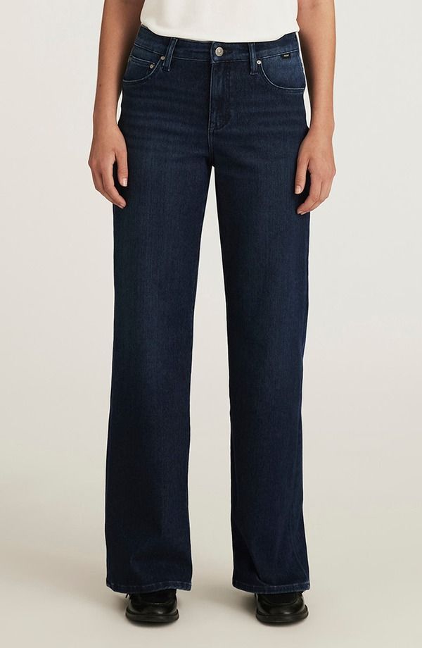 マーヴィ ジーンズ レディース ボトムス デニムパンツ ワイドレッグ Mavi Jeansabrina Mid Rise Wide Leg Jeans Dark Blue Move ブルー