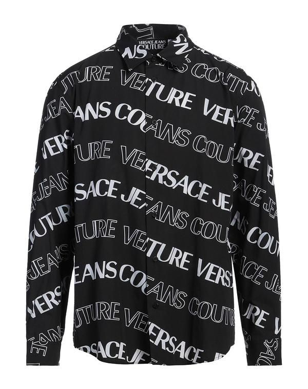 ヴェルサーチ メンズ トップス シャツ VERSACE JEANS COUTURE Black ブラック