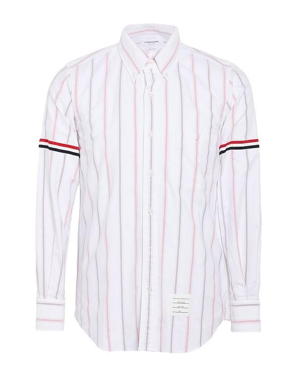 トムブラウン メンズ トップス シャツ THOM BROWNE White ホワイト