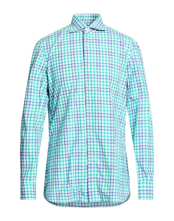 イザイア メンズ トップス シャツ ISAIA Green グリーン