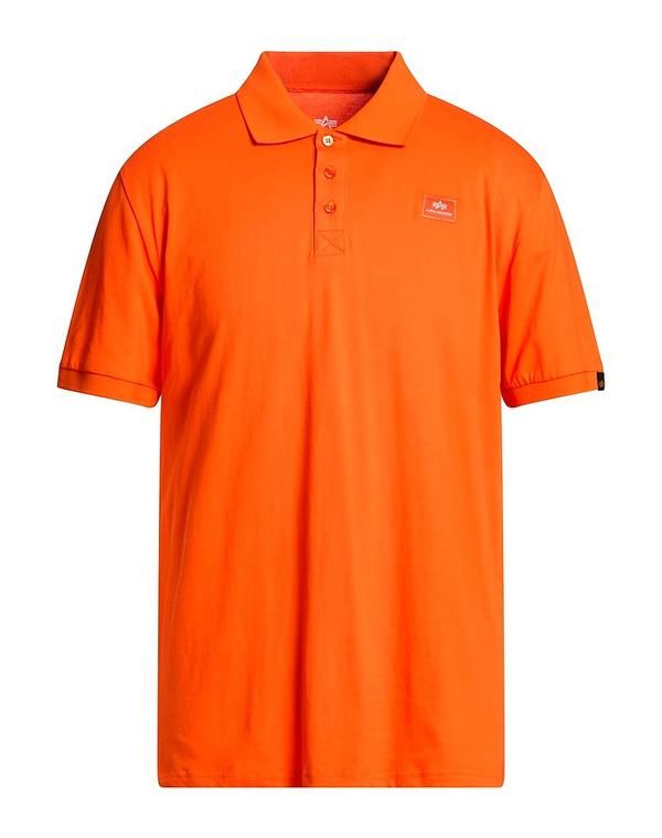 アルファインダストリーズ メンズ トップス ポロシャツ ALPHA INDUSTRIES Orange オレンジ