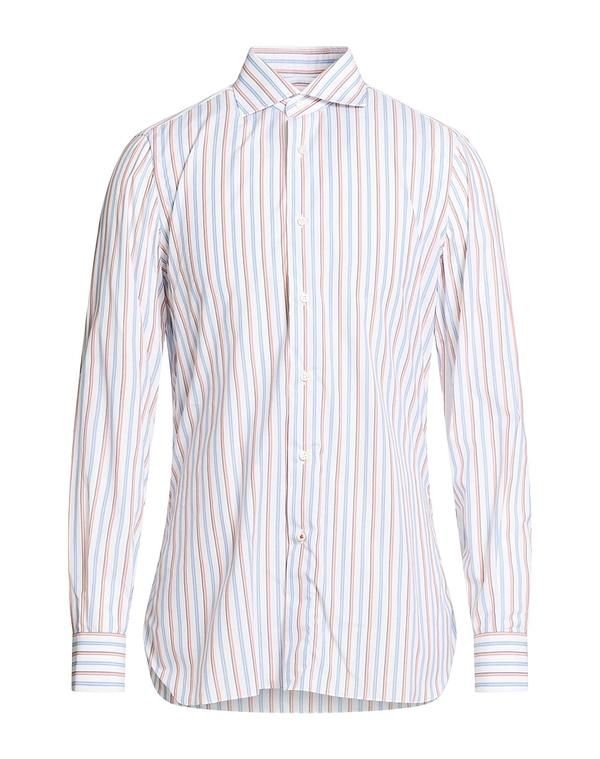 イザイア メンズ トップス シャツ ISAIA White ホワイト