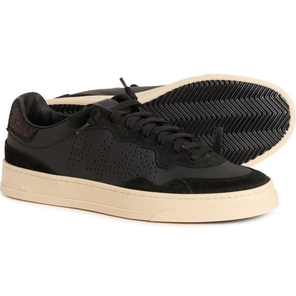ピーフォーフォーエイト レディース シューズ スニーカー レース レザー P448 Made in Italy Bali LaceUp Sneakers Leather For Women SmogB
