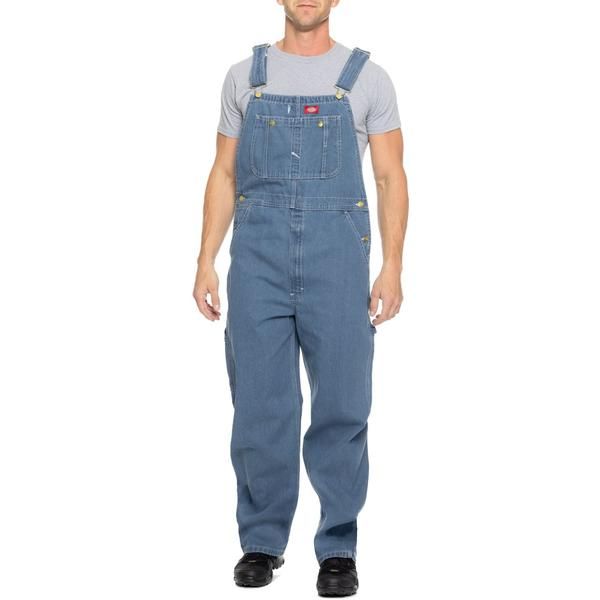 ディッキーズ メンズ ボトムス カジュアルパンツ オーバーオール Dickies Indigo Bib Overalls Denim Blue デニム