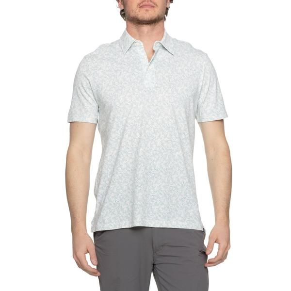 ファレティ メンズ トップス ポロシャツ Faherty Movement Pique Polo Shirt Short Sleeve Sea Foam Canopy