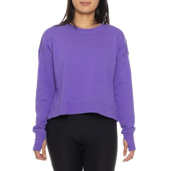 スウェッティベティ レディース アウター ジャケット・ブルゾン スウェット シャツ Sweaty Betty After Class Crop Sweatshirt Aura Blue ブルー